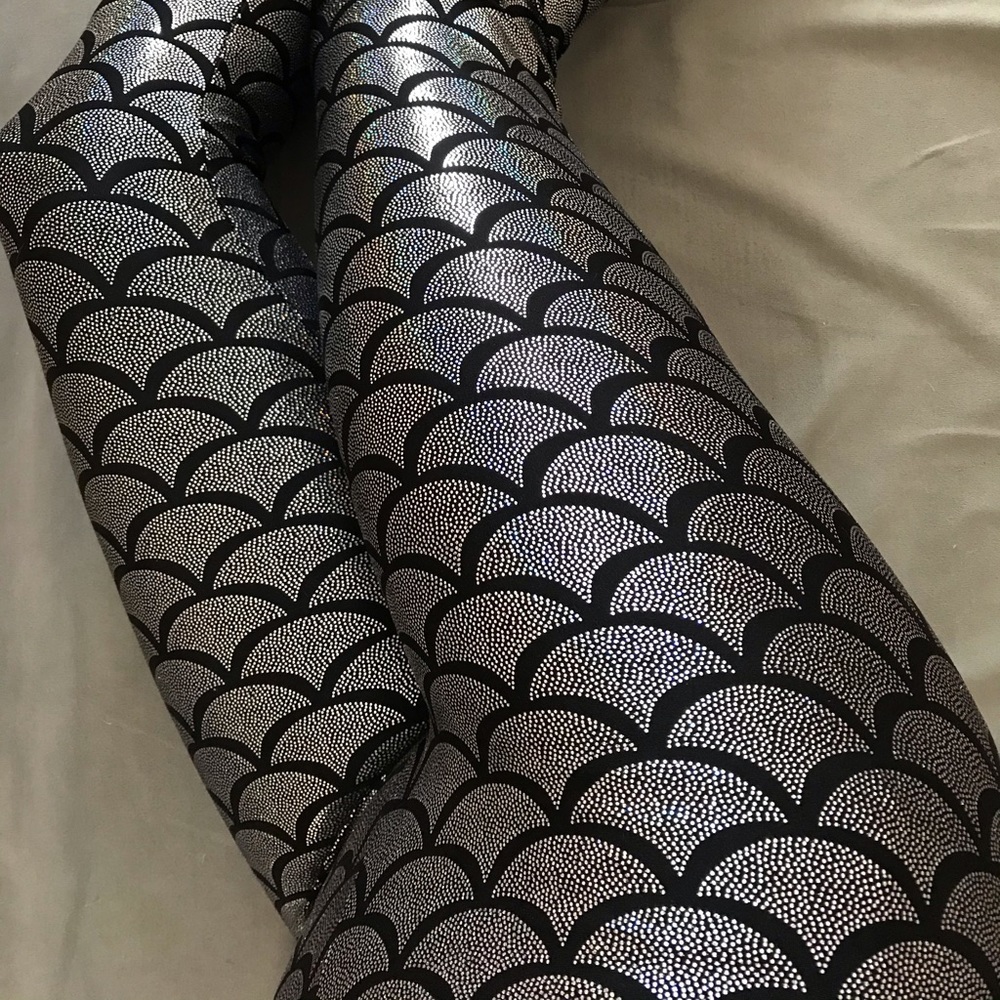 BlackMilk rainbow mermaid leggings